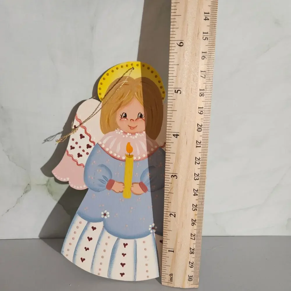 Angel Wooden Christmas Ornament